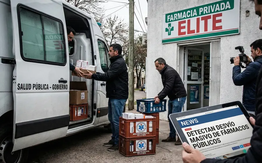Imagen que ilustra la venta ilegal de medicamentos en Oaxaca, problema derivado del desvío de fármacos desde el sector salud público al privado.