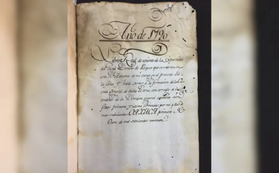 Fondo Hacienda, Sección Recaudación, Serie Estaccos, Año 170, Libro 1.