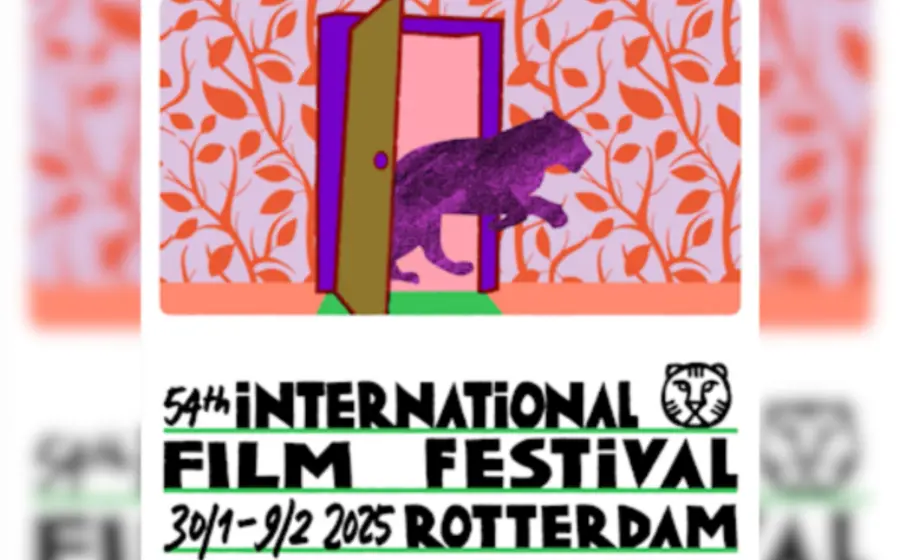 El afiche del 54 Festival Internacional de Cine de Róterdam.