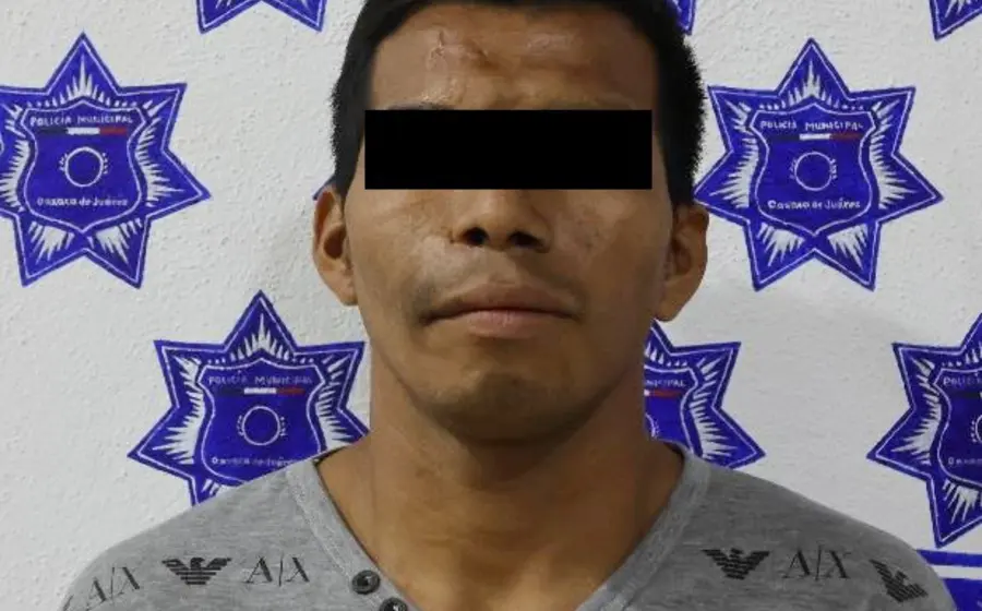 Ricardo, fue detenido en el centro de la ciudad.