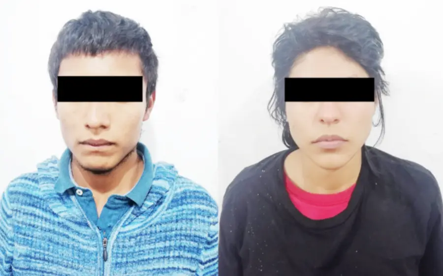 Samira y Uziel fueron detenidos acusados del delito de robo de un taxi.