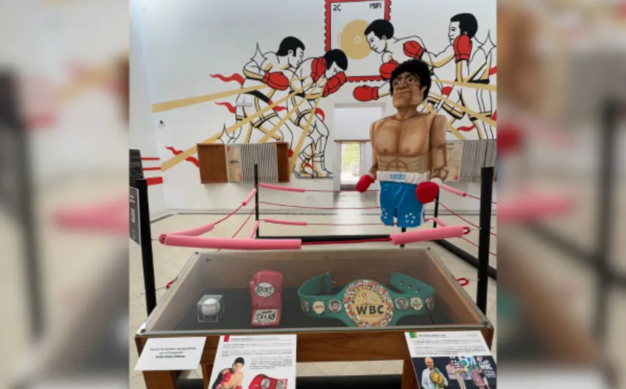 “Round de Sombra: historias de campeones mexicanos” es una exposición que revive las hazañas de grandes campeones mexicanos a través de la filatelia y el arte.