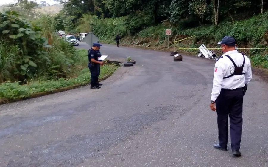 El accidente ocurrió en la zona de Valle Nacional.