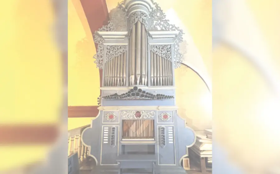 Este órgano fue construido en el año de 1866 por el maestro organero oaxaqueño Pedro Nibra (1832–después de 1908).