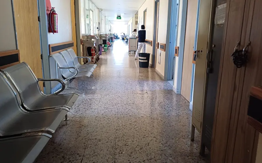 Este miércoles la afluencia de pacientes no era la habitual