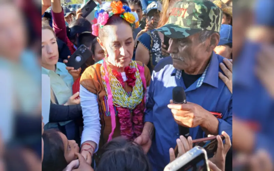 Los integrantes del MULTI pidieron a Claudia Sheinbaum que los desplazados regresen a Tierra Blanca.