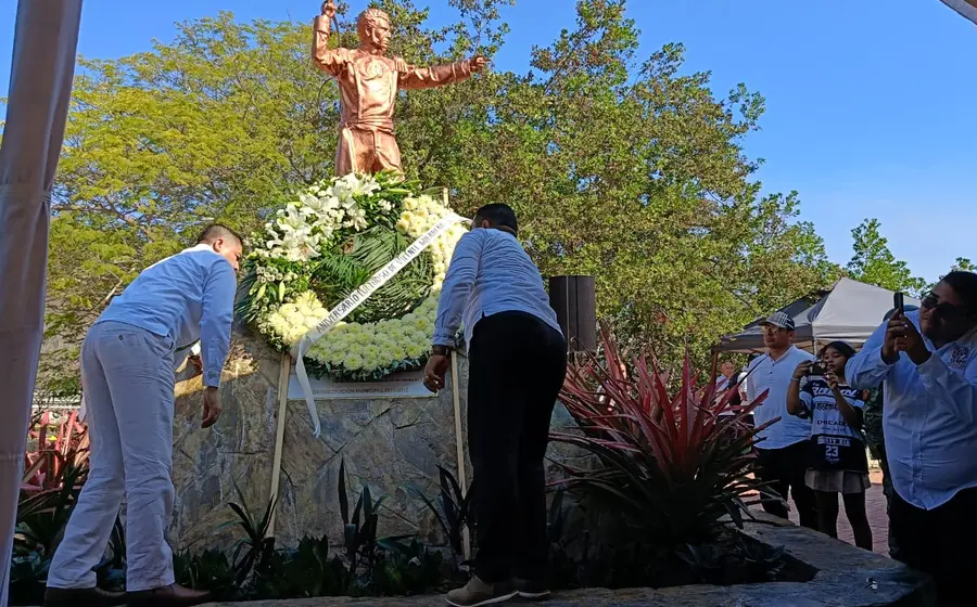 Conmemoración del 194 aniversario luctuoso del general y prócer mexicano, Vicente Guerrero.