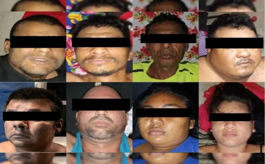 Seis hombres y dos mujeres fueron detenidos por las fuerzas del orden al aplicar un operativo en la colona Luis Donaldo Colosio, de Juchitán de Zaragoza. Los detenidos son señalados de integrar una célula criminal que operaba en la zona del Istmo de Tehuantepec.