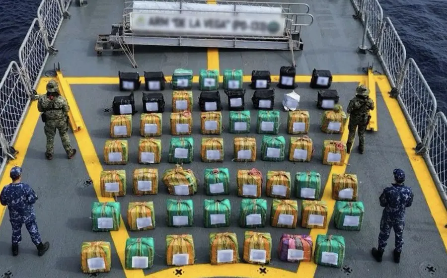 La droga asegurada tiene un valor en el mercado de 24 millones 25 mil dólares.
