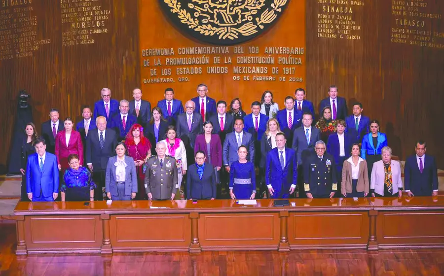 La ceremonia conmemorativa tuvo como sede el teatro de la República de Querétaro.