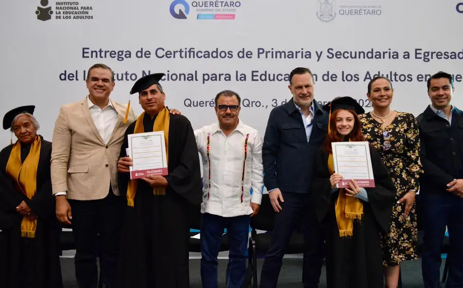 El evento fue encabezado por el gobernador del estado, Mauricio Kuri González, y el director general del INEA, Armando Contreras.