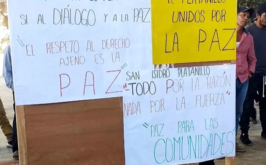 Piden al Congreso la desaparición de poderes en el municipio de Santo Domingo  Petapa.