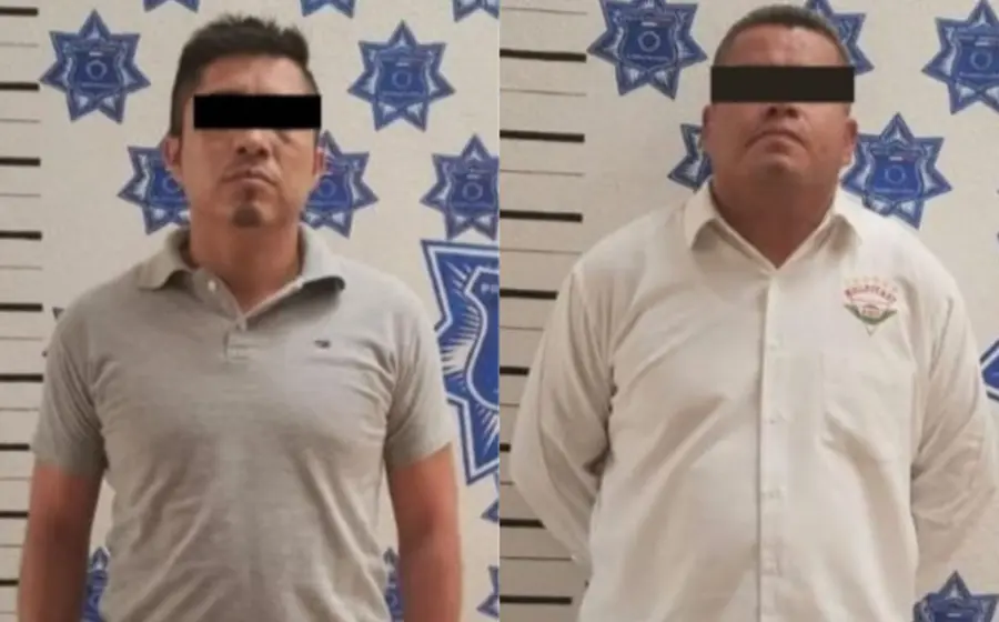 Alberto y Yordi fueron detenidos en cateo en el fraccionamiento San Ignacio en Santa Cruz Xoxocotlán.