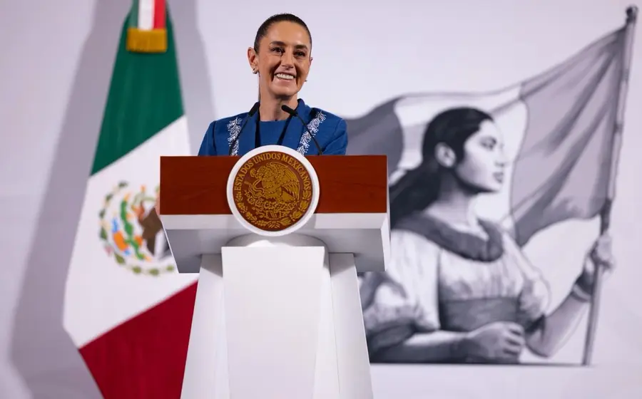 “Muy pronto estaremos inaugurando partes distintas de este tren”, aseveró la presidenta de México.