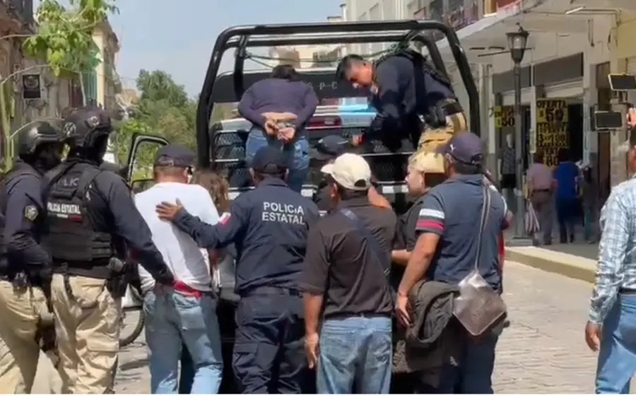 Detienen-tres-robo-centro-Oaxaca