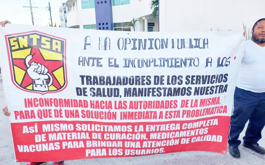 Personal del Hospital General Dr. Pedro Espinoza Rueda tienen pagos pendientes correspondientes a estímulos de asistencia y permanencia.