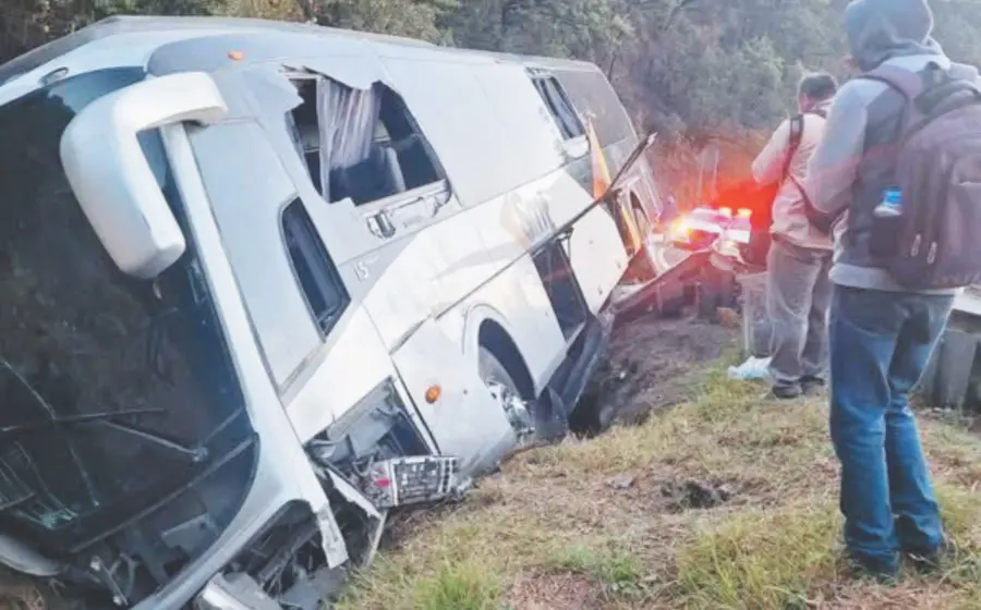 El accidente fue provocado por exceso de velocidad.