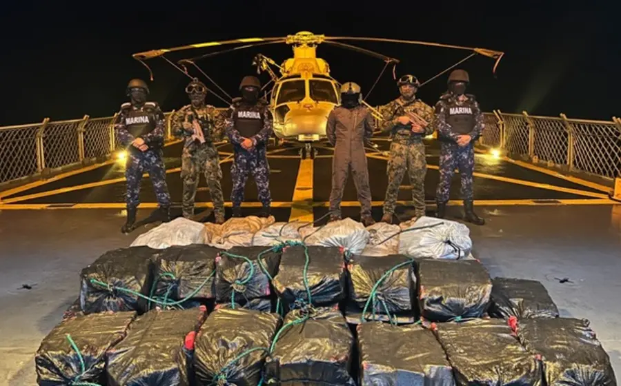 En acciones coordinadas del Gabinete de Seguridad se llevaron a cabo detenciones, cateos, aseguramientos de armas de fuego y de distintos tipos de droga .