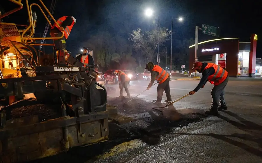 Han sido atendidos 89.40 de los 140 km. contemplados en el programa de bacheo y reencarpetamiento.