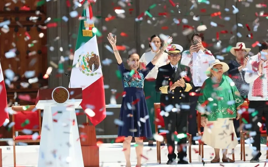 La Presidenta destacó que México seguirá colaborando con EUA particularmente en el combate contra el consumo de fentanilo, mientras que EUA deberá aplicarse para evitar el tráfico de armas a territorio mexicano.