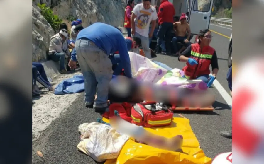 El incidente ocurrió el pasado lunes a la  altura de la rampa de frenado en el kilómetro 83+200.