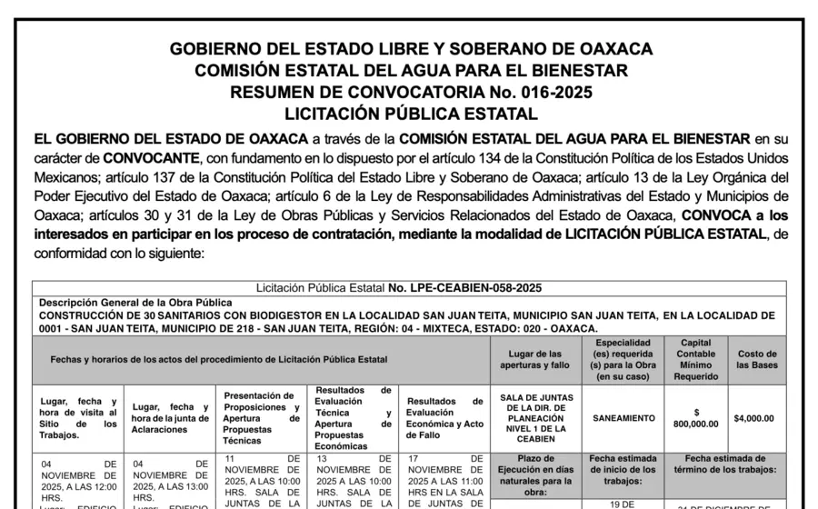 Convocatoria