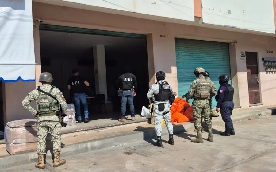  Las fuerzas del orden llevaron a cabo el operativo.