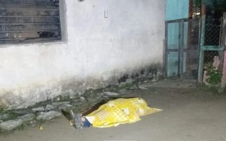 El agente municipal de San Marcos Zacatepec, Israel R.P., de 60 años de edad, quien fue asesinado frente a su vivienda en Juquila.