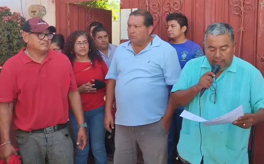 Alonso Sánchez, quien fue electo como el nuevo presidente de Bienes Comunales de Lieza tras obtener 104 votos en las elecciones.