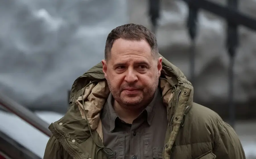 Un retrato de Andriy Yermak, el exjefe de la Oficina de la Presidencia de Ucrania y uno de los principales colaboradores de Zelensky.