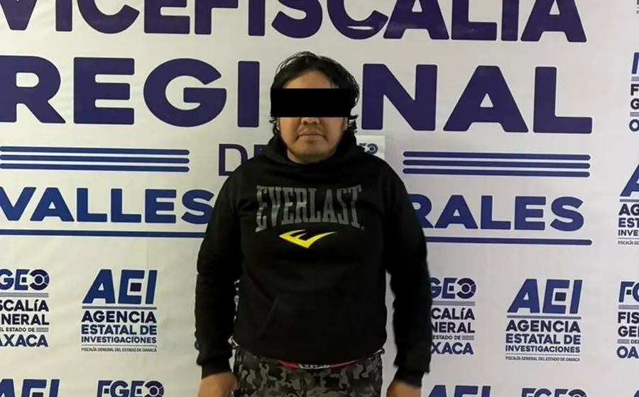 Ángel Iván C. R. durante su audiencia, donde fue vinculado a proceso por el delito contra actos de investigación tras vigilar a policías con un dron.