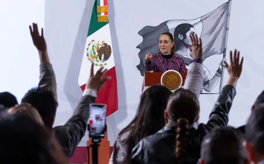 La Presidenta de México, Claudia Sheinbaum Pardo, informa sobre la clausura de 13 casinos por una investigación de lavado de dinero.
