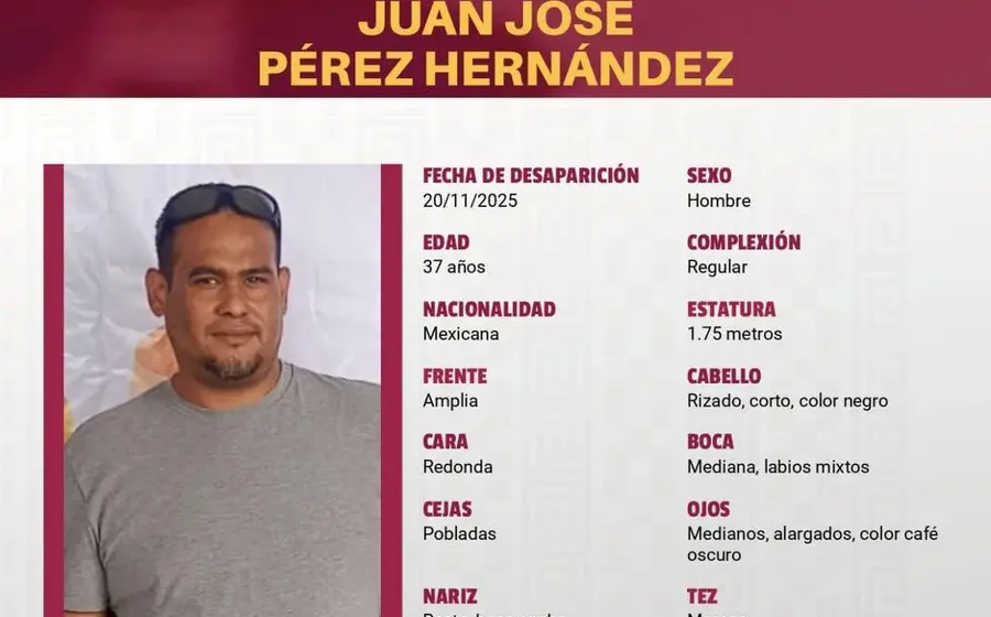 Fotografías de los cuatro conductores de vehículos pesados que fueron reportados como desaparecidos en la zona de Matías Romero, Oaxaca.