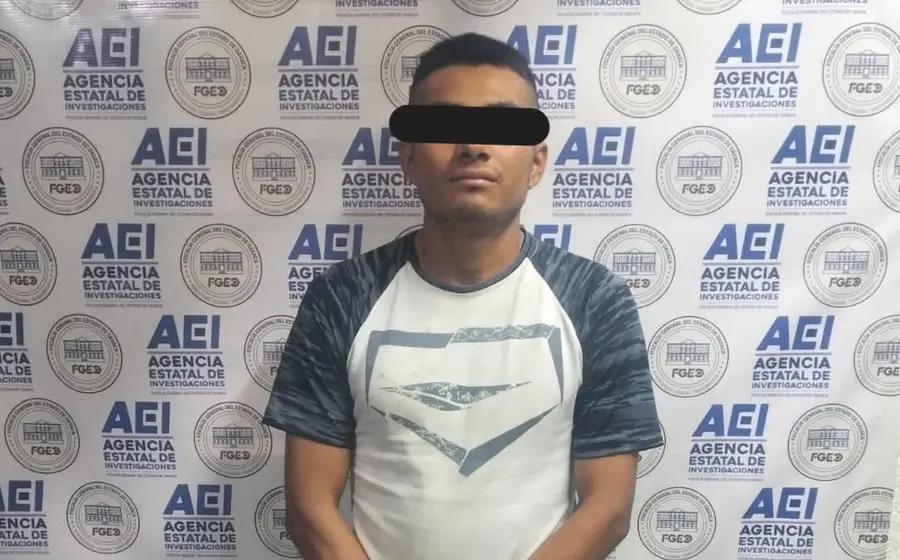 J.C.P., alias 'El Cholín', es detenido en Santa Lucía del Camino, al tener una orden de aprehensión por presunta violación a una adolescente.