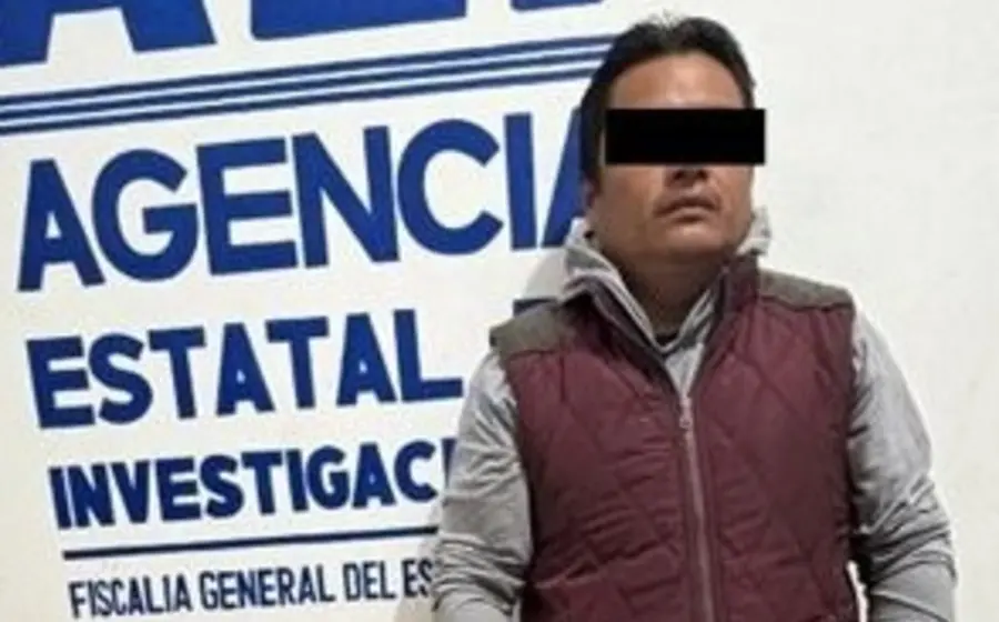 El taxista A.I.M.J. al momento de ser aprehendido en Huautla de Jiménez, como presunto responsable del delito de violación contra su expareja.