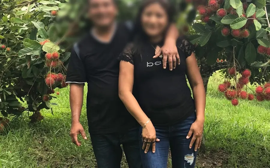 Fotografía de María de Jesús, quien fue víctima de feminicidio por su exesposo en la comunidad de Mixtán, Loma Bonita.