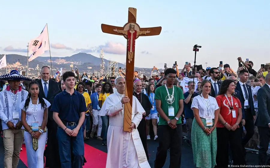 Fotografía de la celebración del Jubileo de los pobres, un evento conmemorativo que tuvo lugar en la ciudad el domingo 16 de noviembre.