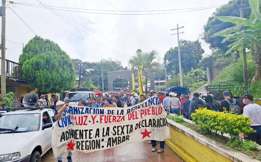 Los inconformes bloquearon la Carretera Transístmica.