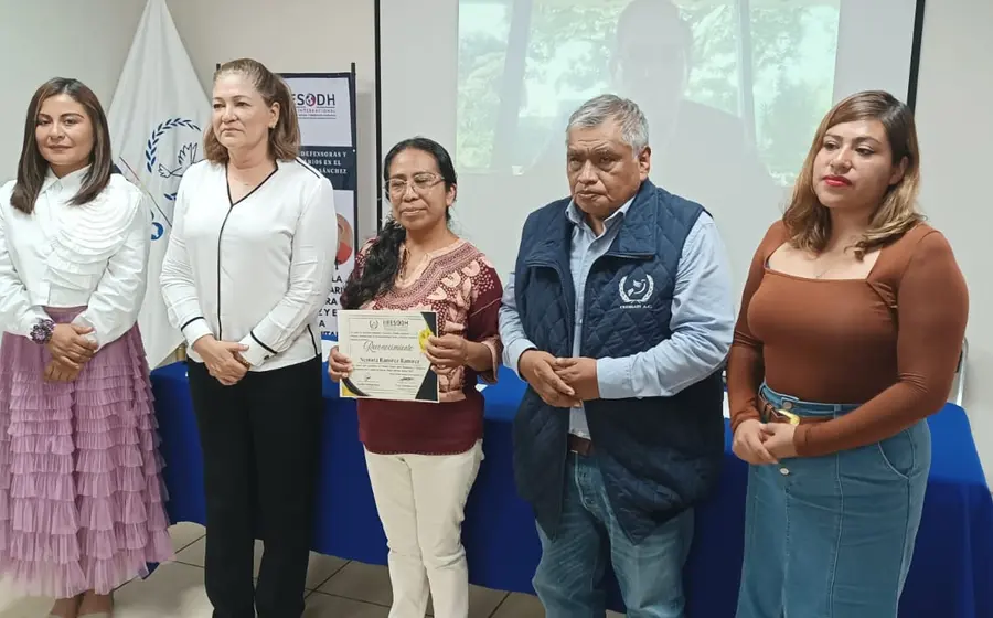 Nestora Ramírez Ramírez recibió el Premio Estatal para Defensoras y Defensores Comunitarios
