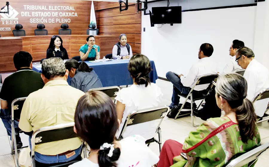 La sentencia aplica al proceso electoral de este domingo. Foto: Tribunal Electoral del Estado de Oaxaca