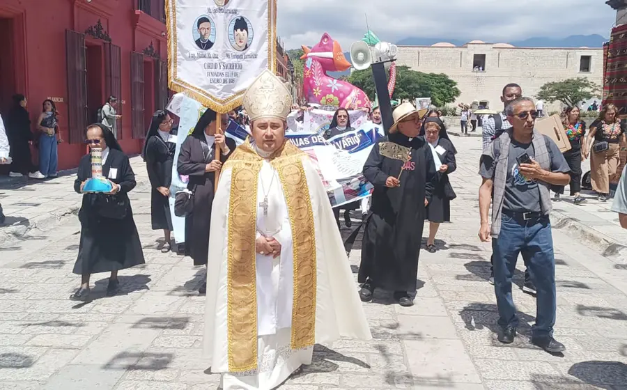Realizaron una peregrinación por Santo Domingo de Guzmán.
