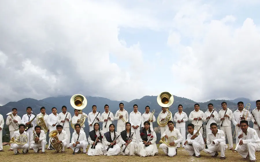  Durante su presentación en Xoxocotlán, la Banda Filarmónica interpretará un repertorio que rinde homenaje a la identidad oaxaqueña, con sones, valses, chilenas, entre otros. Foto: Agencias