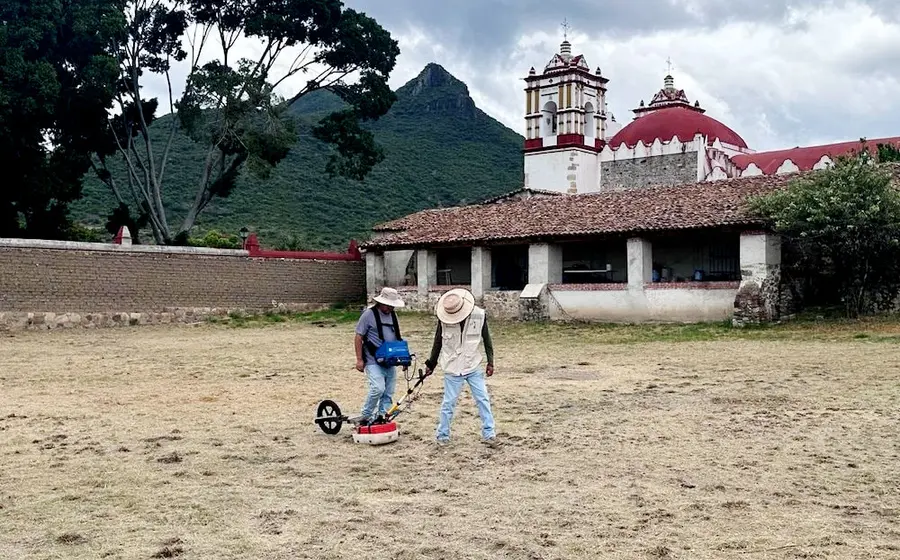 Se revelaron anomalías geofísicas que podrían indicar la presencia de estructuras enterradas. Foto: INAH
