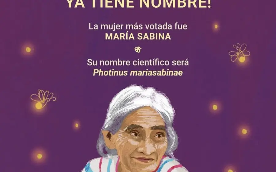 Photinus Mariasabinae simboliza la unión entre la ciencia y la sabiduría tradicional.