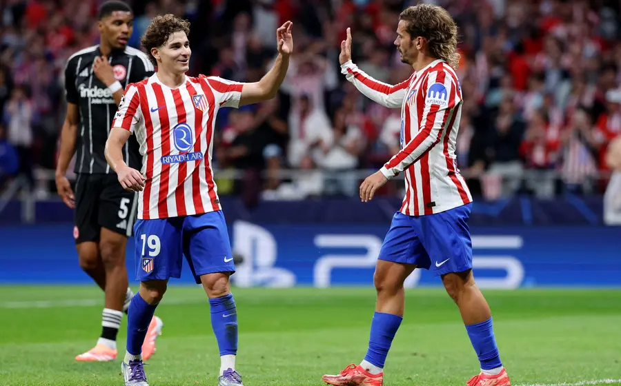 Atlético de Madrid se dio un festín con el Eintracht Frankfurt