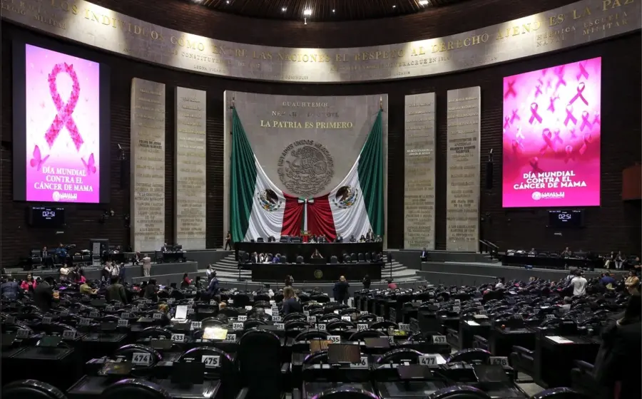 Sala de sesiones de la Cámara de Diputados. ## Foto: Marco Peláez