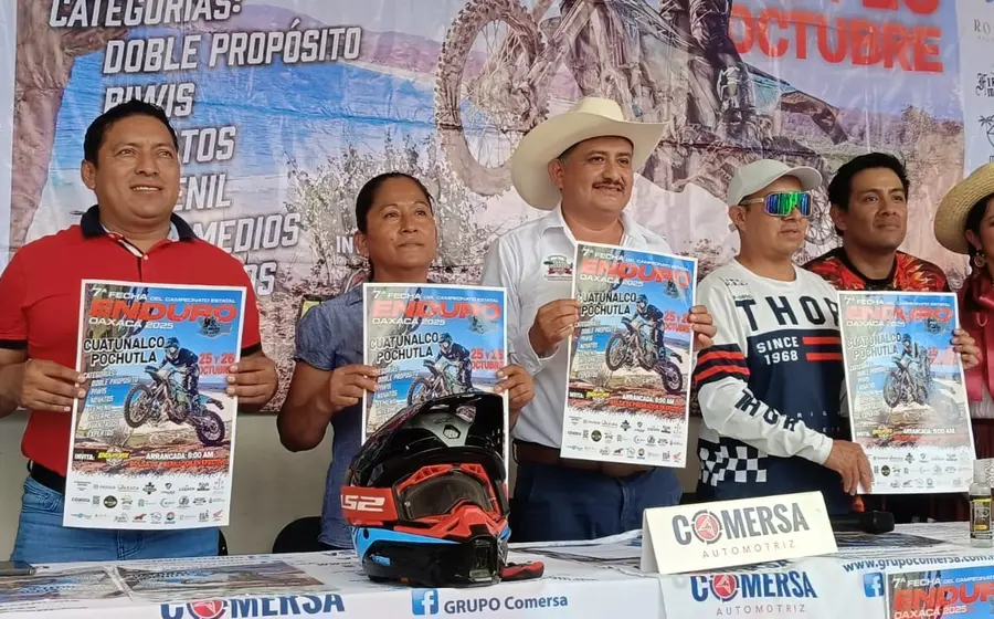 La séptima fecha del Campeonato Estatal de Enduro 2025 será en Barra de Cuatunalco, Pochutla, durante 25 y 26 de octubre.