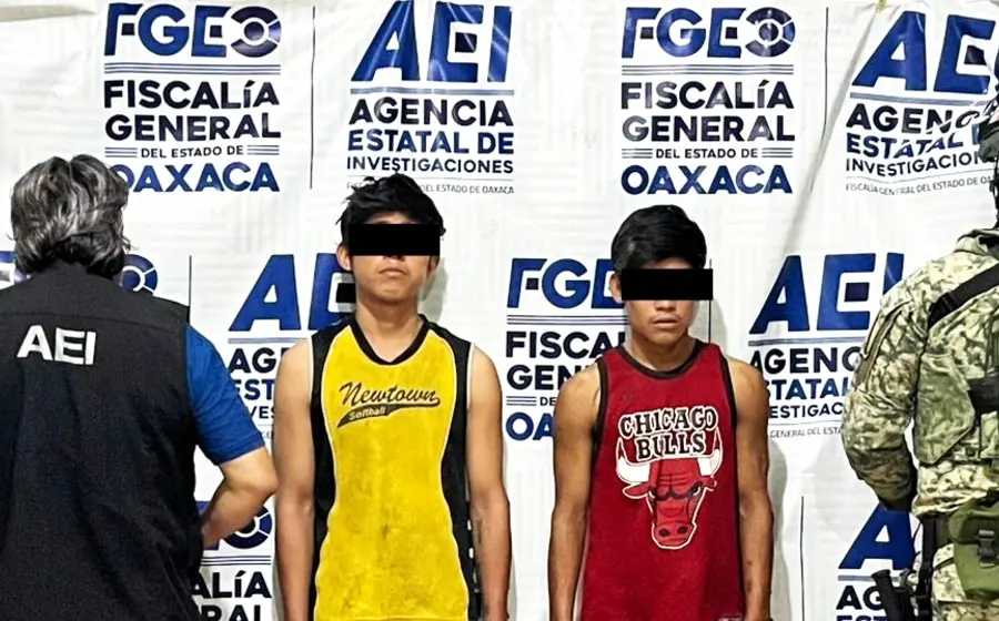 Jesús y Geovany, fueron detenidos al intentar asesinar a una mujer