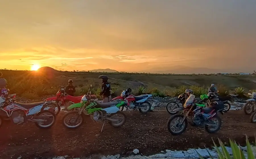 Disfrutaron de hermosos paisajes en su recorrido