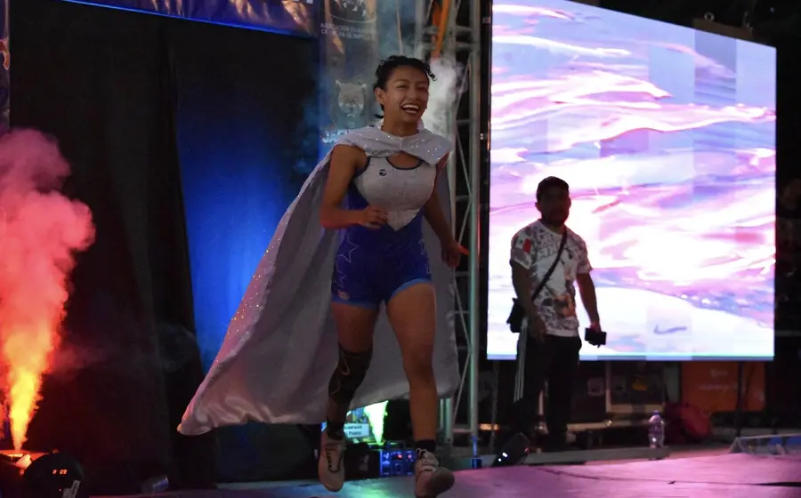 La medallista mundial Karen Ríos cerró con una exhibición